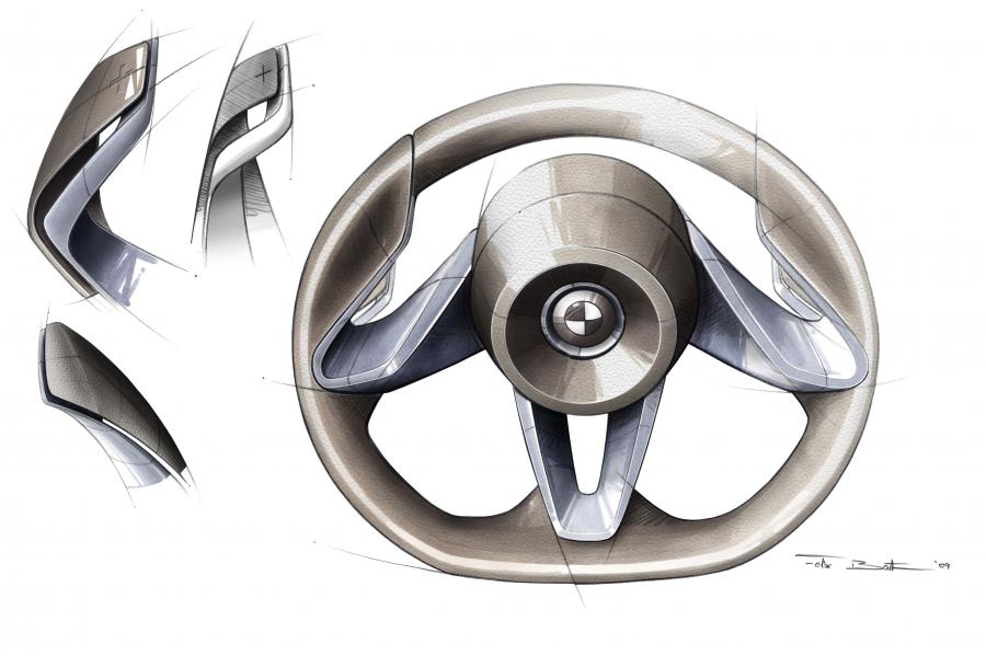  BMW Vision EfficientDynamics Concept 2009 года  (фото 176 из 206)